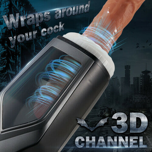 MLtoys - 7 Thrusting & Vibrating With Huge Visible Window Oral Male Masturbator