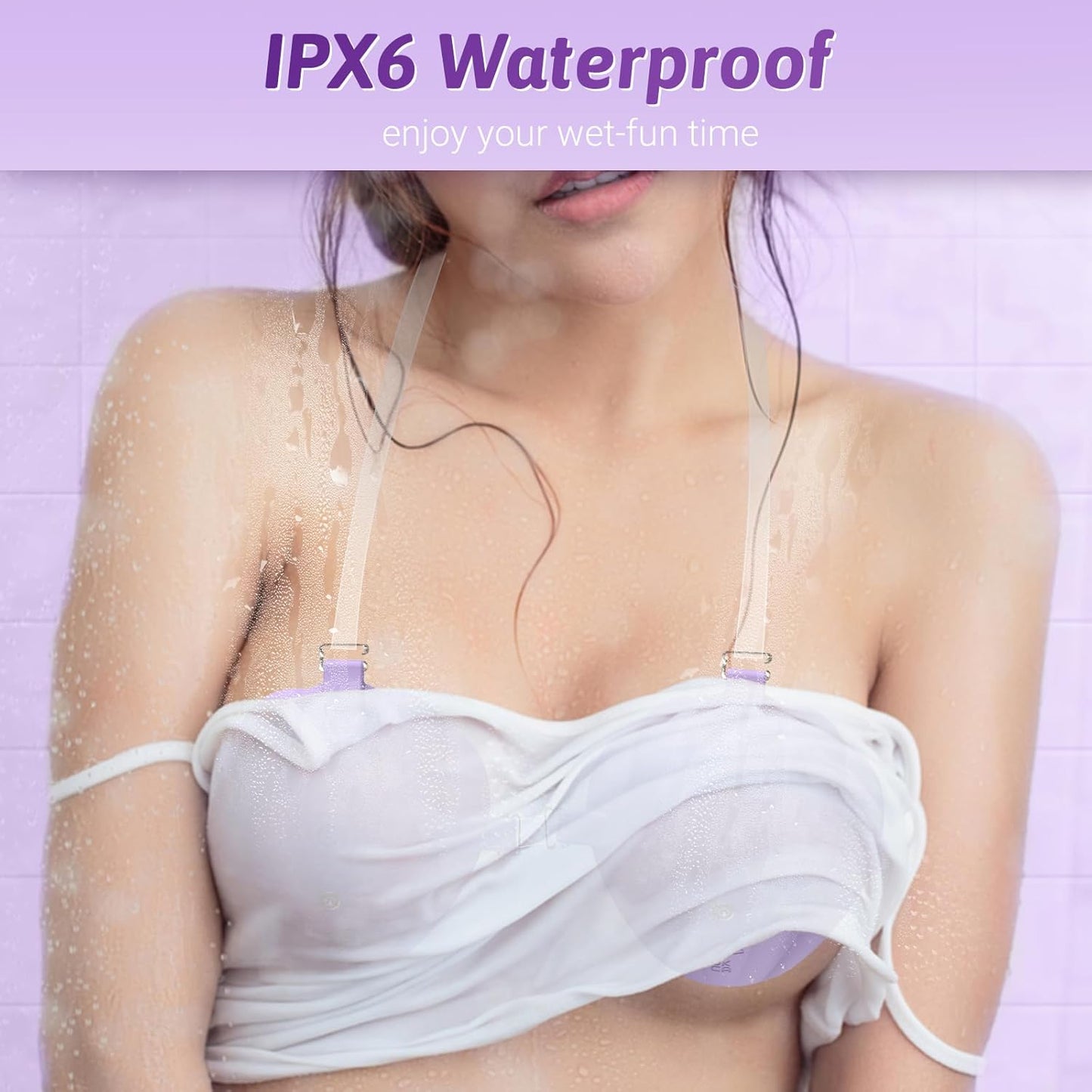 Sex Toys Nipple Vibrator with Straps Public Wearable Nipple Toys for Women Female Discreet APP Vibrators, Adult Toys Vibrating Nipple Sucking Sex Toy for Couples Sexual Stimulation Pleasure Device