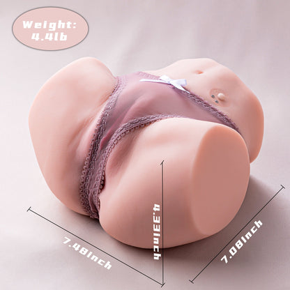 Electric Clamp Suction 9.5lbs Thrusting and Suck Squeeze Channel Tight Wrapping Realistic Butt Masturbator
