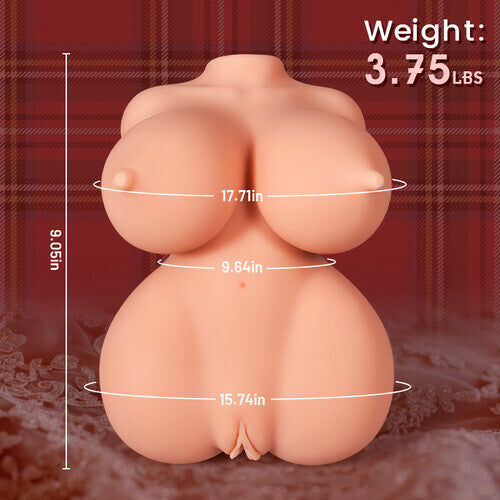 Fiona Wild American High School Girl Lifelike Mini 2 Tunnels Sex Doll