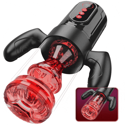 Wine & Beauty Handle Design 9 Thrusting & Rotating 9 Suction male sex toys