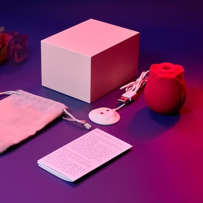 MLtoys 7 Suction Oral Sex Rose Clitoral Stimulator Vibrator Free Shipping