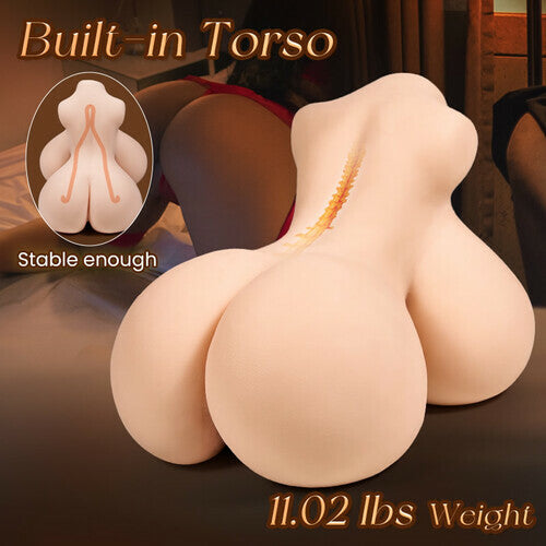 Dual Channels Large Droplet Breasts Masturbator