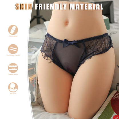 Half body sex doll, real vaginal model, weighing 6.0 kg