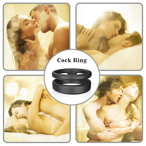 MLtoys Silicone Erection Enhancing Dual Penis Ring