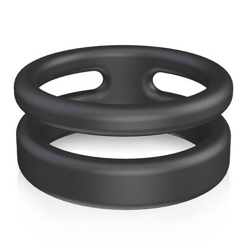 MLtoys Silicone Erection Enhancing Dual Penis Ring