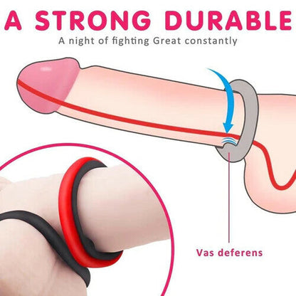 MLtoys 1.5 Inch Premium Stretchy Longer Harder Stronger Erection Cock Ring