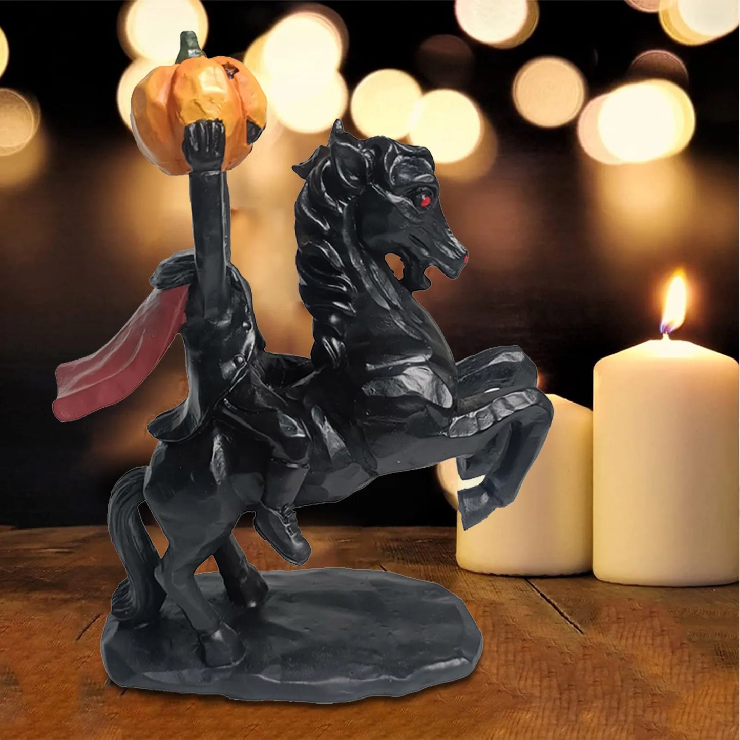 Headless Horseman Statue Pumpkin