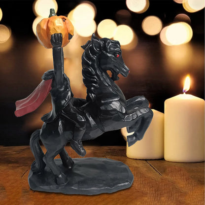 Headless Horseman Statue Pumpkin