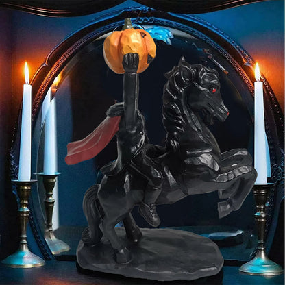 Headless Horseman Statue Pumpkin