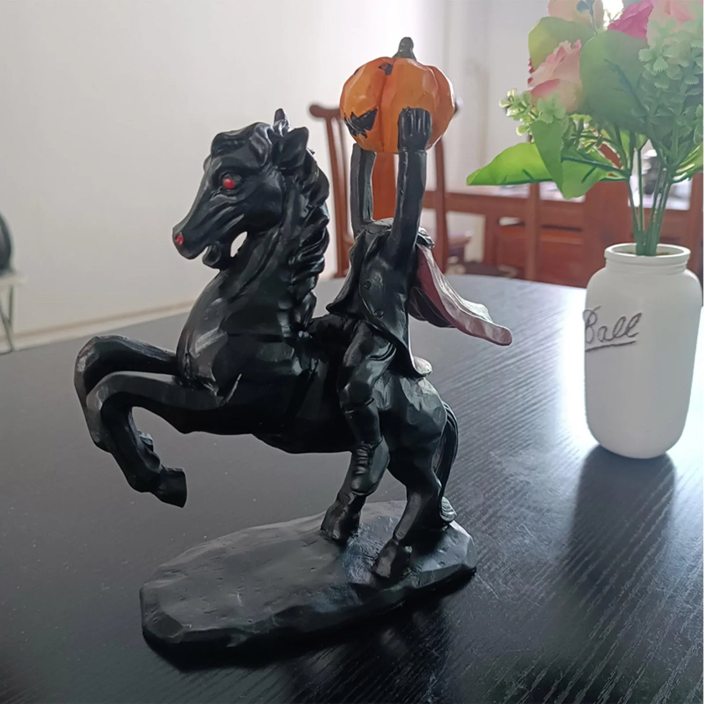 Headless Horseman Statue Pumpkin