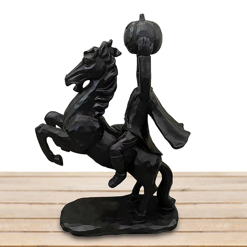 Headless Horseman Statue Pumpkin