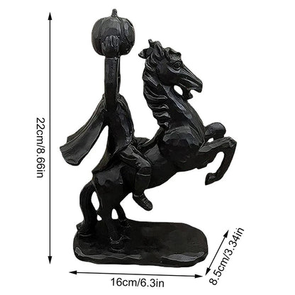 Headless Horseman Statue Pumpkin