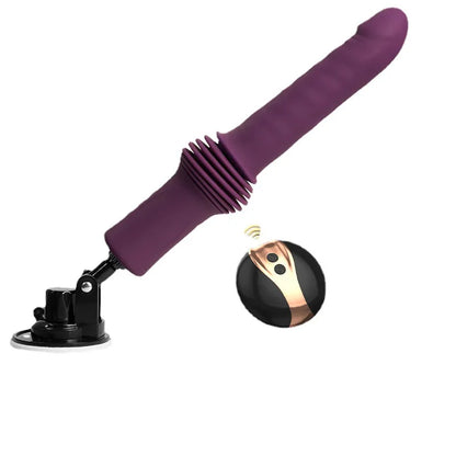 Powerful 145° Adjustable Base Heating Thrusting Vibrating Dildo Machine 11.81 Inch