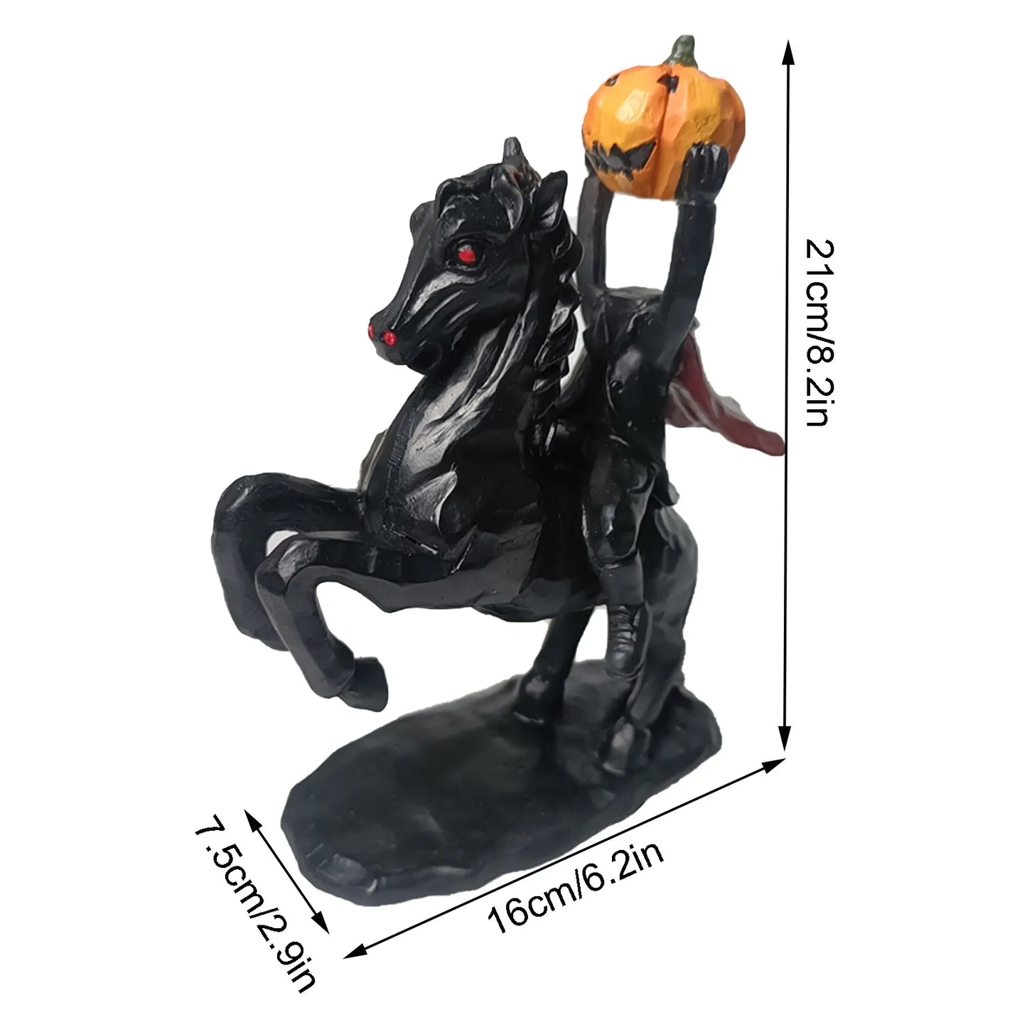 Headless Horseman Statue Pumpkin
