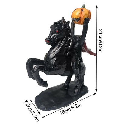 Headless Horseman Statue Pumpkin