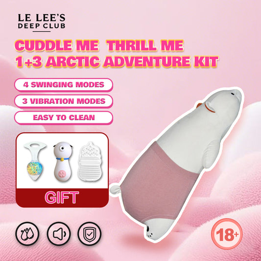 Polar Bear Plush Vibrating Massager Silent Comfortable Multi-Frequency Vibration