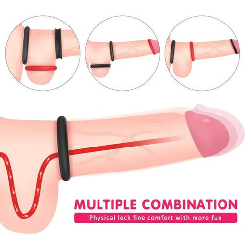 MLtoys 1.5 Inch Premium Stretchy Longer Harder Stronger Erection Cock Ring