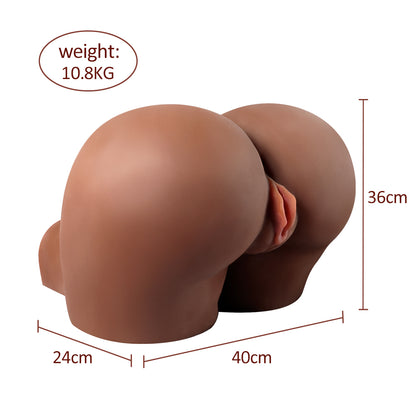 23.8LB Sex Dolls Realistic Sexy Men's Sex Toys Dried Half Length TPE Hip Upset True Vaginal Body Sex Dolls