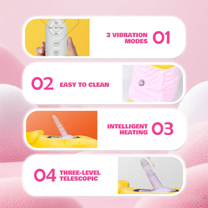 Polar Bear Plush Vibrating Massager Silent Comfortable Multi-Frequency Vibration