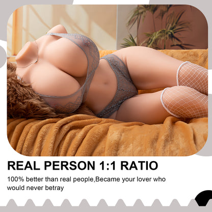 [Us Stock] Kadi 50.7 Lb Large Torso Realistic Sex Doll Tpr Material Has High Elasticity And Real Touch