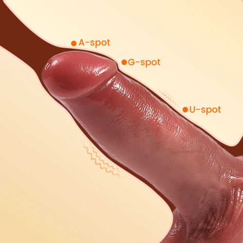 Realistic Huge Dildo 7 Thrusting 10 Vibrating Heating Remote Control Dildo 9.84 Inch